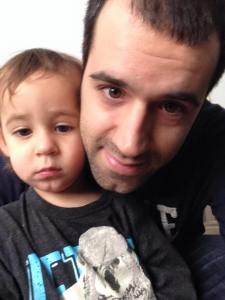 Father & 2 yr old son finally reunited this X-mas after 1 year of being forced apart by...